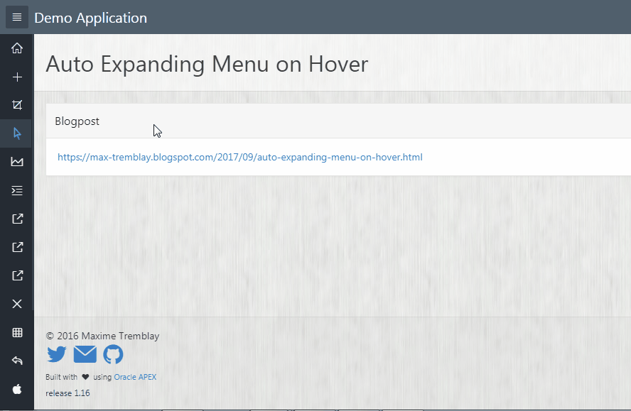 Auto Expanding Menu on Hover